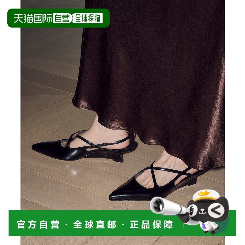 1h可退 日本直邮GRISE女装4cm尖头交叉绑带后空凉鞋 251918211479