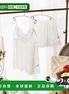 日本直邮Risa Magli 女装 圣诞限定 修身蕾丝吊带背心内裤套装 N0