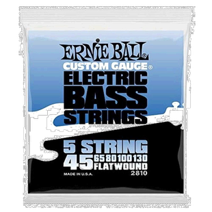 自营｜ERNIE BALL电贝斯弦45-130平卷弦5弦FLATWOUND BASS贝司