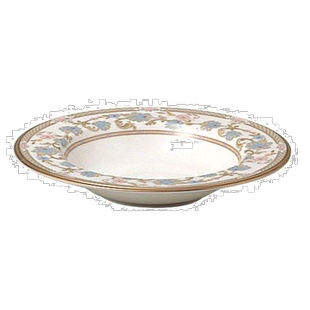 【日本直邮】Noritake则武 点心盘 330cc 深盘骨瓷 花纹边 59597/