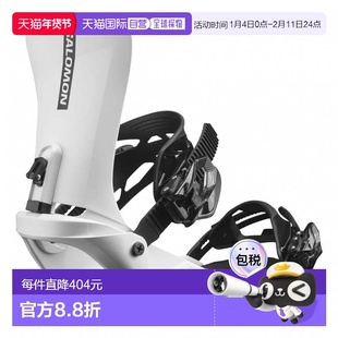 日本直邮Salomon RHYTHM 24 - 25年款滑雪板固定器 白色