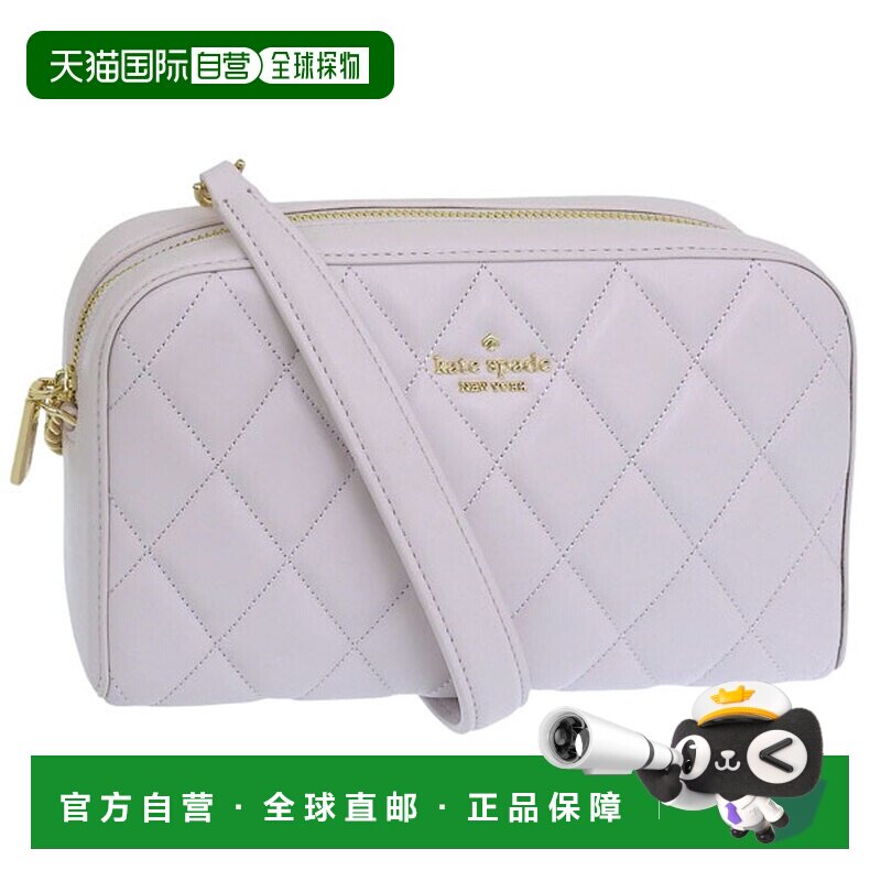 日本直邮Kate Spade 女士单肩包粉色 CAREY 迷你相机包 KG425-501