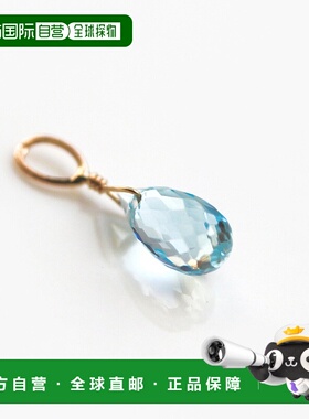 1h可退 日本直邮cui-cui 天空蓝托帕石 K10黄金吊坠 782027cuicui