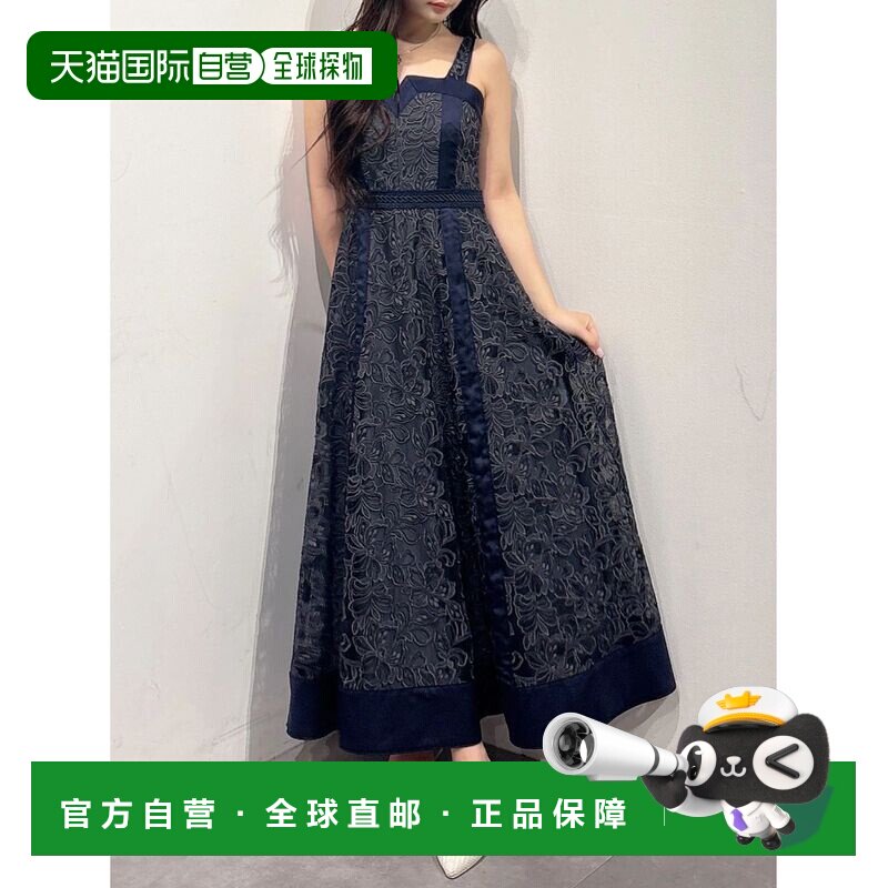 日本直邮MERCURYDUO 女士 镂空蕾丝吊带连衣裙 002630302001