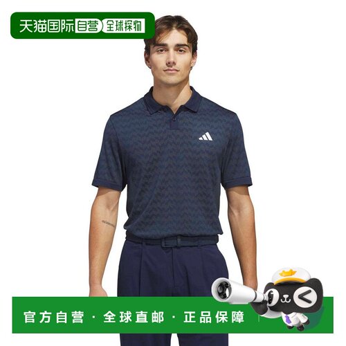 日本直邮adidas 阿迪达斯男士高尔夫侧缝无缝短袖衬衫SF806-KG302