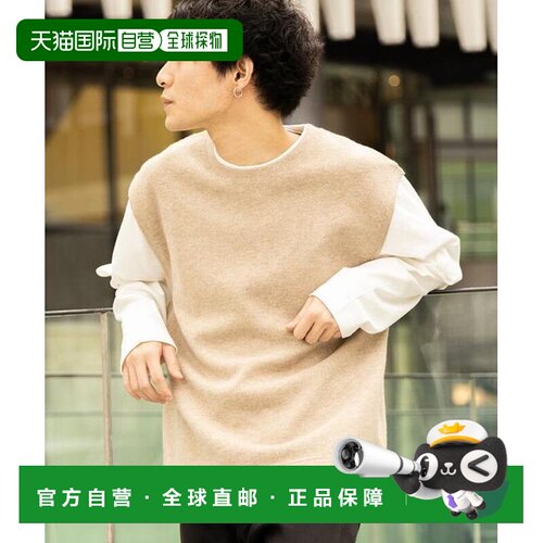 日本直邮BEAMS HEART MEN 起毛 假两件 长袖 T恤【付后1h可退】