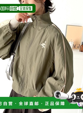 1h可退 日本直邮Classical Elf 女士刺绣拼色拉链运动夹克 ce1010