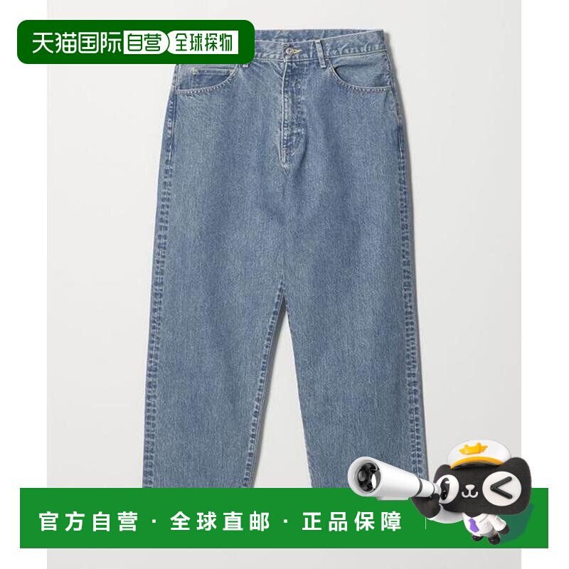 日本直邮Steven Alan 13.5oz 牛仔 5口袋 宽松直筒 裤子