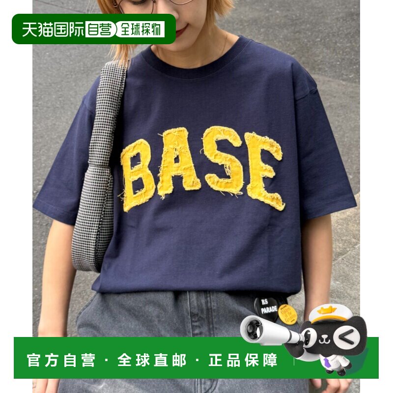 日本直邮CIAOPANIC TYPY 男女同款 BASE刺绣T恤 TYZ2061406A0007