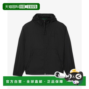 1h可退 日本直邮LACOSTE 洗水尼龙可折叠帽夹克新款连帽透气外套