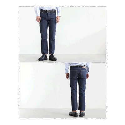 日本直邮[710] RESOLUTE 710/锥形直筒牛仔布/66 型号 - 一洗 - D