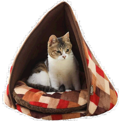 爱丽思欧雅玛IrisOhyama宠物床印第安帐篷PTTL-480棕色M