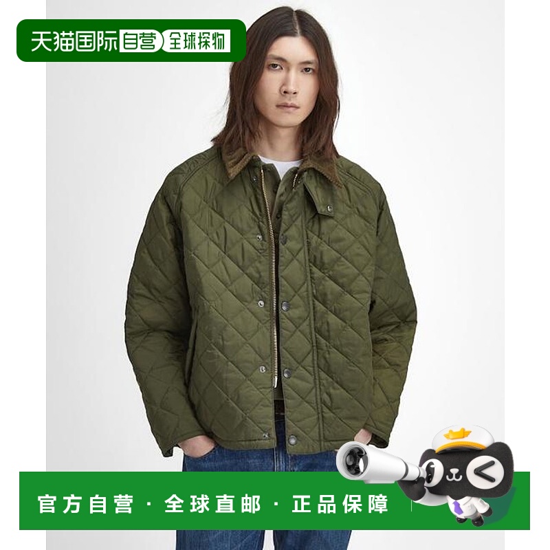 1h可退 日本直邮Barbour Transport格纹秋冬夹克棉服外套MQU1796