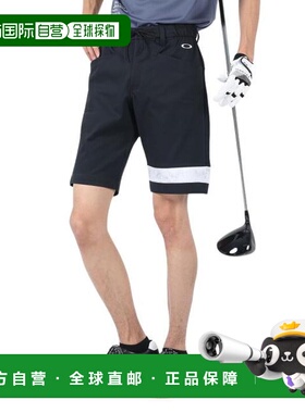 日本直邮Oakley 吸汗速干接触冷感男士高尔夫半短裤 FOA40 黑色