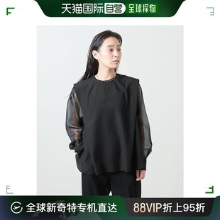 女士透视拼接设计长袖 日本直邮MARW ARROWS 91216730 UNITED 衬衫