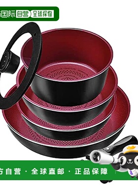 【日本直邮】Pearl Metal珍珠金属 锅具套装7件A IH用/换柄HB-562