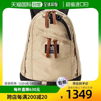 【日本直邮】Gregory格里高利 daypack 休闲双肩包 砂黄