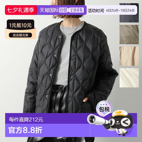 日本直邮TAION 女士短款羽绒服M65LSZBML-1SH风格双拉链内胆软壳