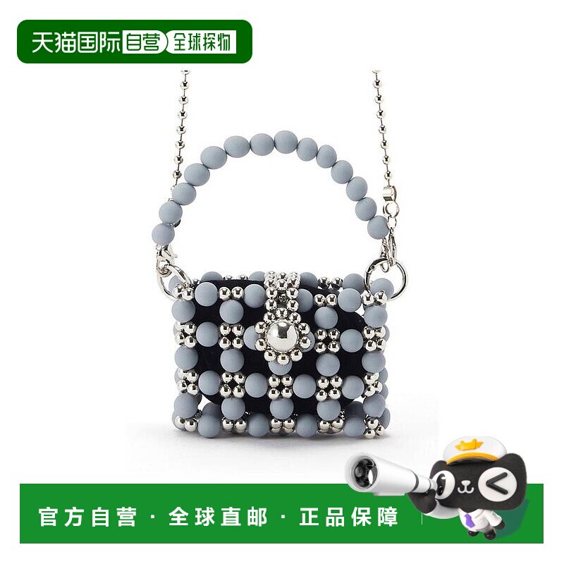 日本直邮日潮 GRL 附巾着 pouch 的 2Way 珠子方形包 at2204