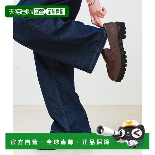 日本直邮GOODNESS 男士 牛皮便士乐福鞋 防滑厚底【付后1h可退】