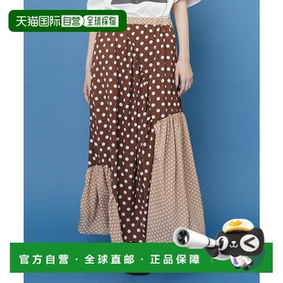 B1543RFS003 女士波点褶皱长裙 1h可退 日本直邮FRAPBOIS