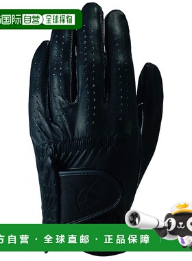 【日本直邮】Kasco高尔夫手套SILKY FIT稍短尺寸 黑色 24cmGF-172