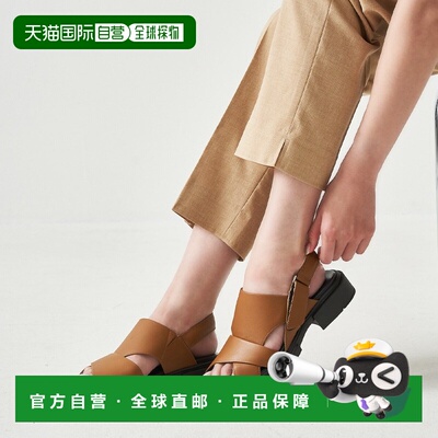 日本直邮fitfit 85775 软皮弹性凉鞋（驼色）