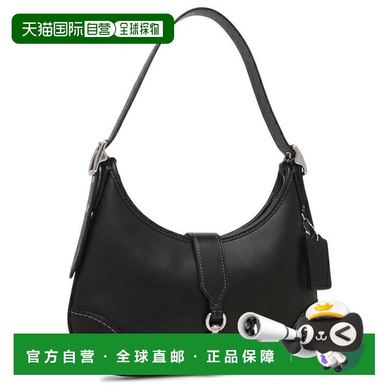 日本直邮Coach Hamptons Hobo 单肩包黑色女士 CW642 LHBLK