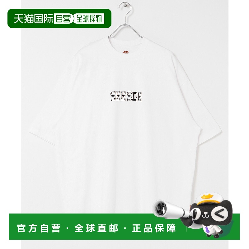 1h可退 日本直邮SEE SEE 男装新款基础款短袖T恤 纯棉宽松圆领 BS