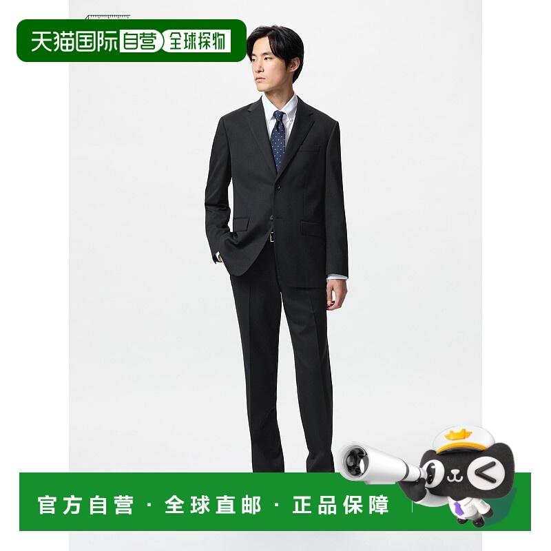 日潮跑腿UNIQLO优衣库 弹力羊毛长裤 482916