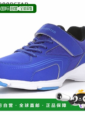 日本直邮MOONSTAR Junior 儿童 Air Glide AG J004 蓝色运动鞋轻2