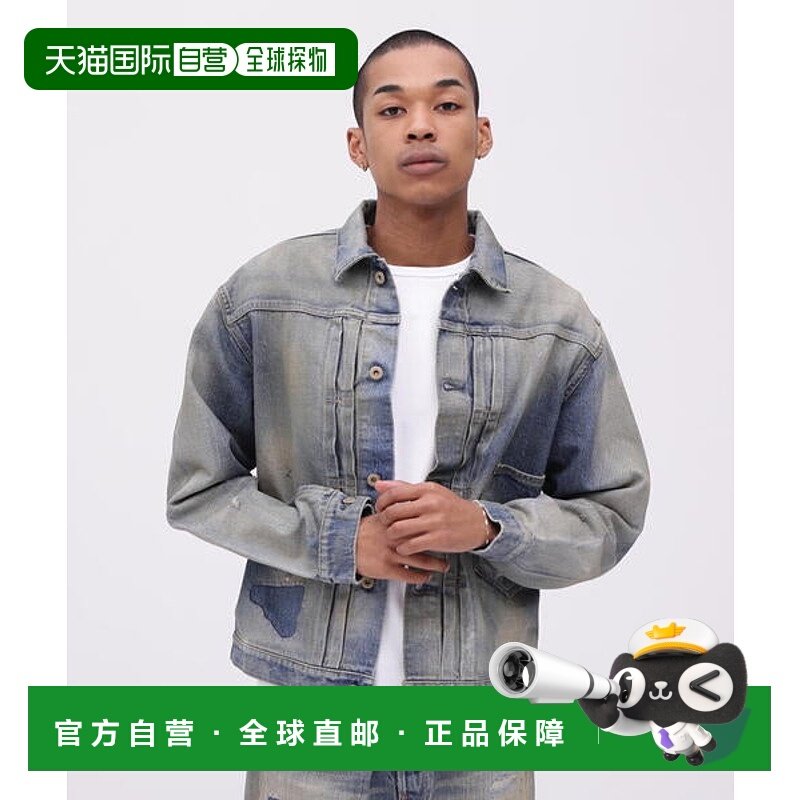 日本直邮AVIREX TFQP 1st TYPE 50YEARS WASH 牛仔夹克 [92728592