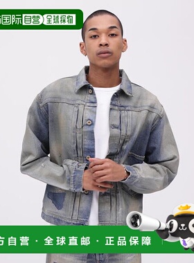 日本直邮AVIREX TFQP 1st TYPE 50YEARS WASH 牛仔夹克 [92728592