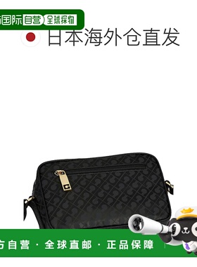 日本直邮GHERARDINI 女士单肩包GH2416 EXCAL黑色奢华时尚斜挎可