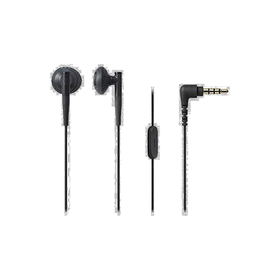 【日本直邮】Audio Technica铁三角智能手机半开放式耳机黑ATH-C2