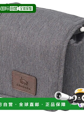 【日本直邮】HAKUBA 相机包 尺寸M炭灰色牛仔风格斜纹面料