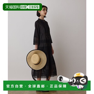 1h可退 日本直邮GRACE CONTINENTAL 女士蕾丝拼接层叠连衣裙 0125