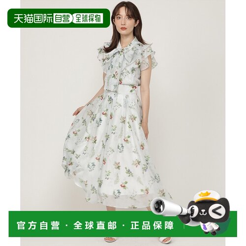 Swingle 女装 水果植物印花薄透A字裙 20072612305137