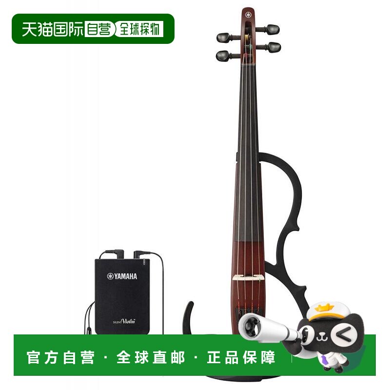 【日本直邮】YAMAHA雅马哈YSV104静音电子小提琴棕色款附耳机