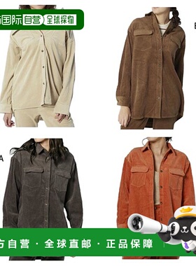 日本直邮Ocean Pacific 女士灯芯绒衬衫休闲上衣 OP 550300