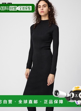 日潮跑腿UNIQLO优衣库 3D针织美利奴羊毛混纺连衣裙 479754包臀裙