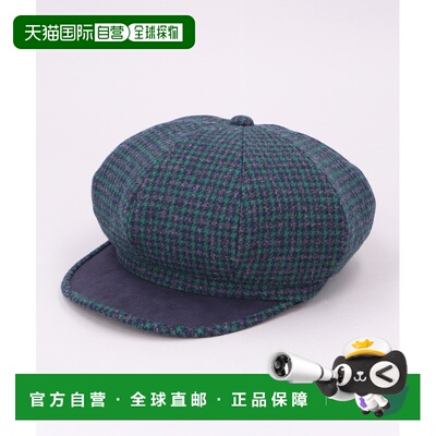 日本直邮CA4LA 男女同款 粗花呢材质宽檐休闲软呢帽 ZKN02713