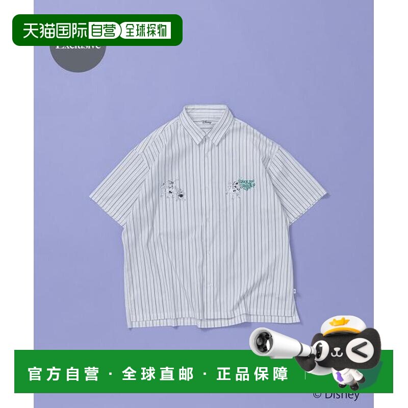 日本直邮官方授权 SENSE OF PLACE 迪士尼 条纹衬衫