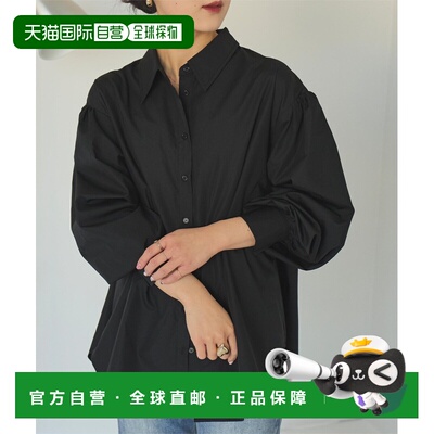 日本直邮titivate 女士背部褶皱设计长款衬衫 AFXP4263泡泡袖