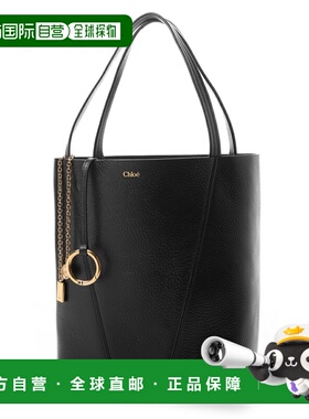 日本直邮Chloe SPIN 黑色托特包（2026春夏款）