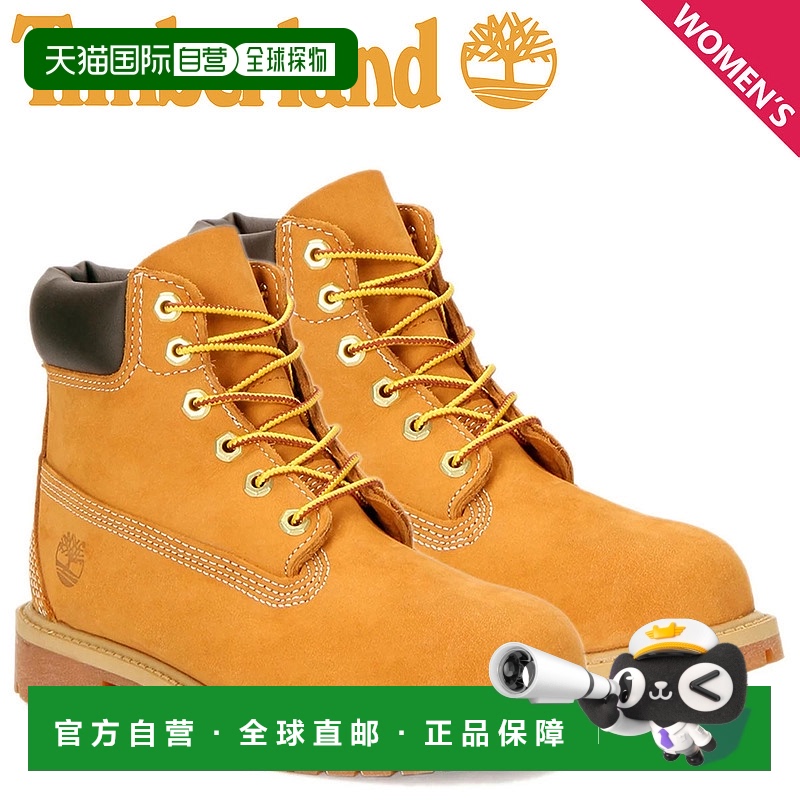 日本直邮Timberland 添柏岚 明星同款 女士高帮大黄靴 户外工装靴