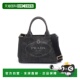 日本直邮中古Prada普拉达女包A级95新tote bag托特包牛仔布斜挎包