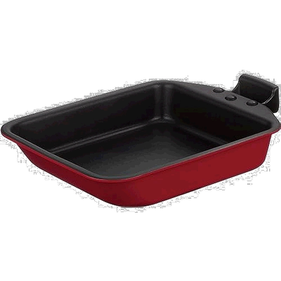 【日本直邮】Thermos膳魔师 玉子烧方锅15cm IH用/红KEA-015 R