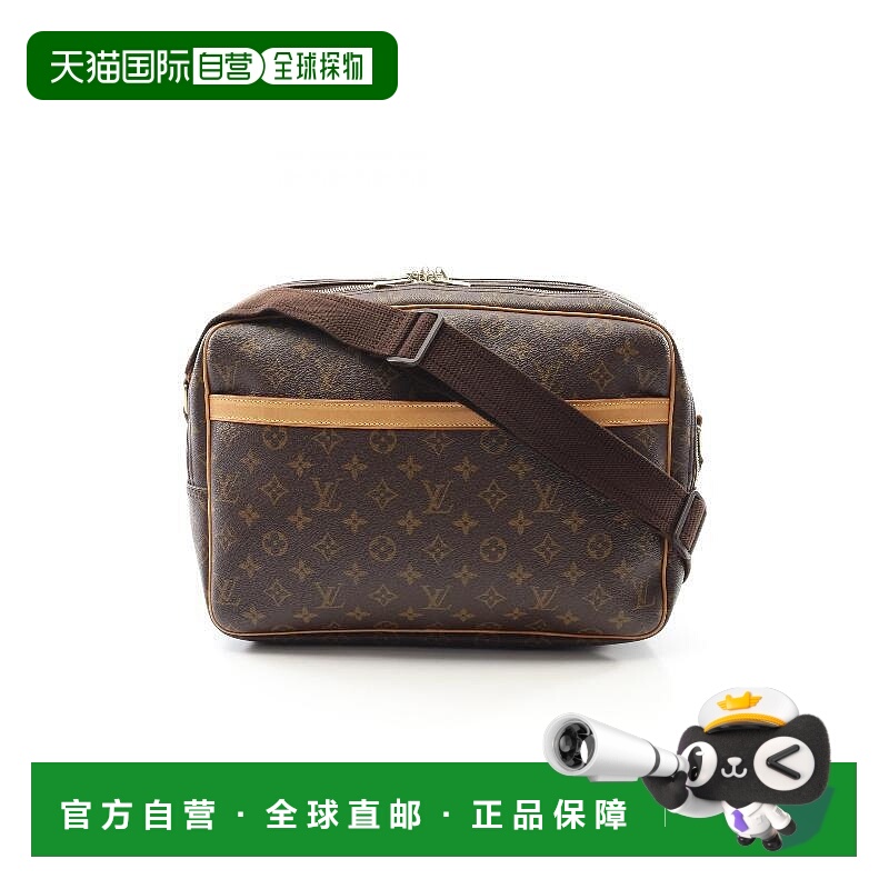 1h可退 日本直邮中古LV路易威登女包A级95新Reporter GM记者包斜
