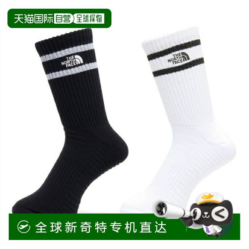 日本直邮日本直邮 THE NORTH FACE 男士女士FREE RUN 2P CREW袜子